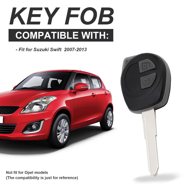 ePathChina 2 Buttons Keyless Uncut Flip Remote Key Fob with ID46 Chip for Suzuki Swift SX4 Alto JIMNY Vitara IGNIS Splash 2007-2013 433MHz - Image 3